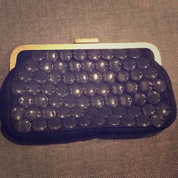 J. Crew Handbags - J. Crew Navy Clutch